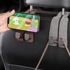 Car seat double hook black 2pcs
