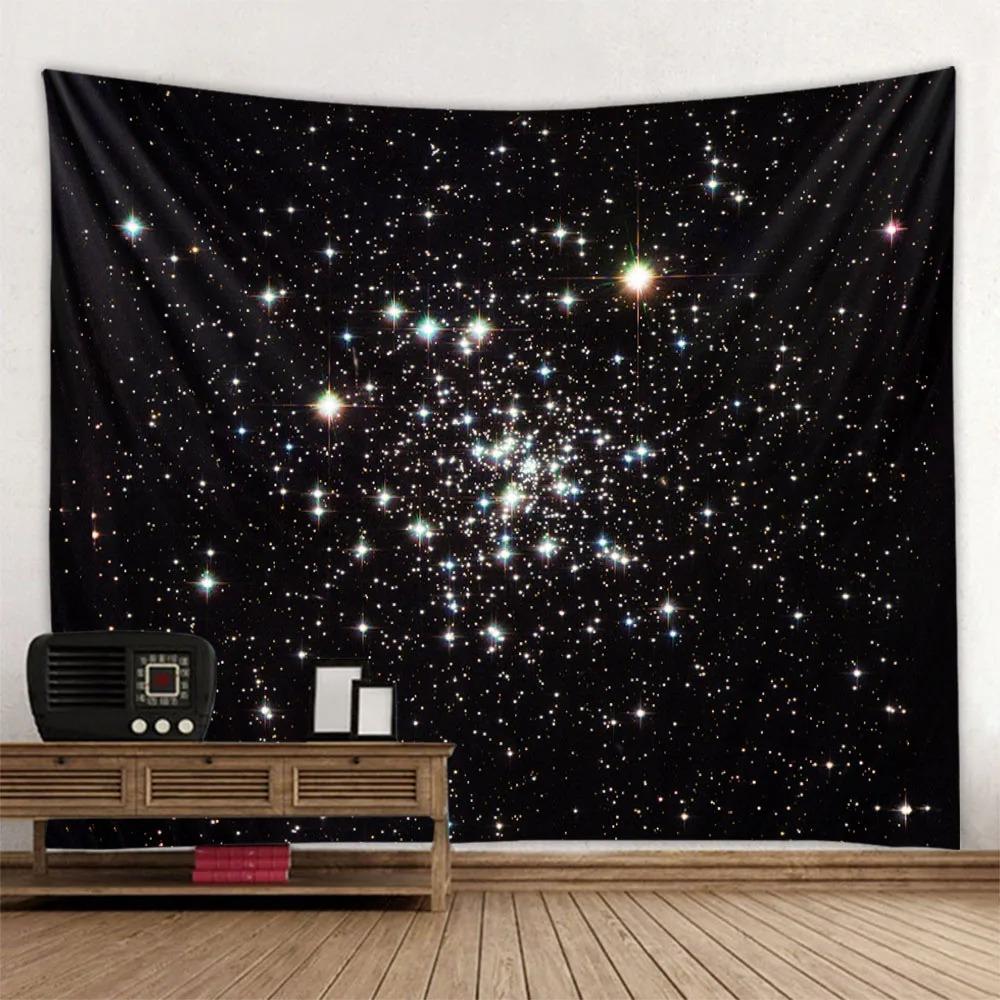 Космическая планета ночное небо звездный узор гобелен украшение для дома гобелен спальня гостиная гобелен