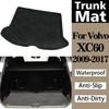 Коврики в багажник для Volvo XC60 2009 2010-2017 Водонепроницаемый Противоскользящий Защищающий от грязи Коврик в багажник Термостойкий Ковер для хранения