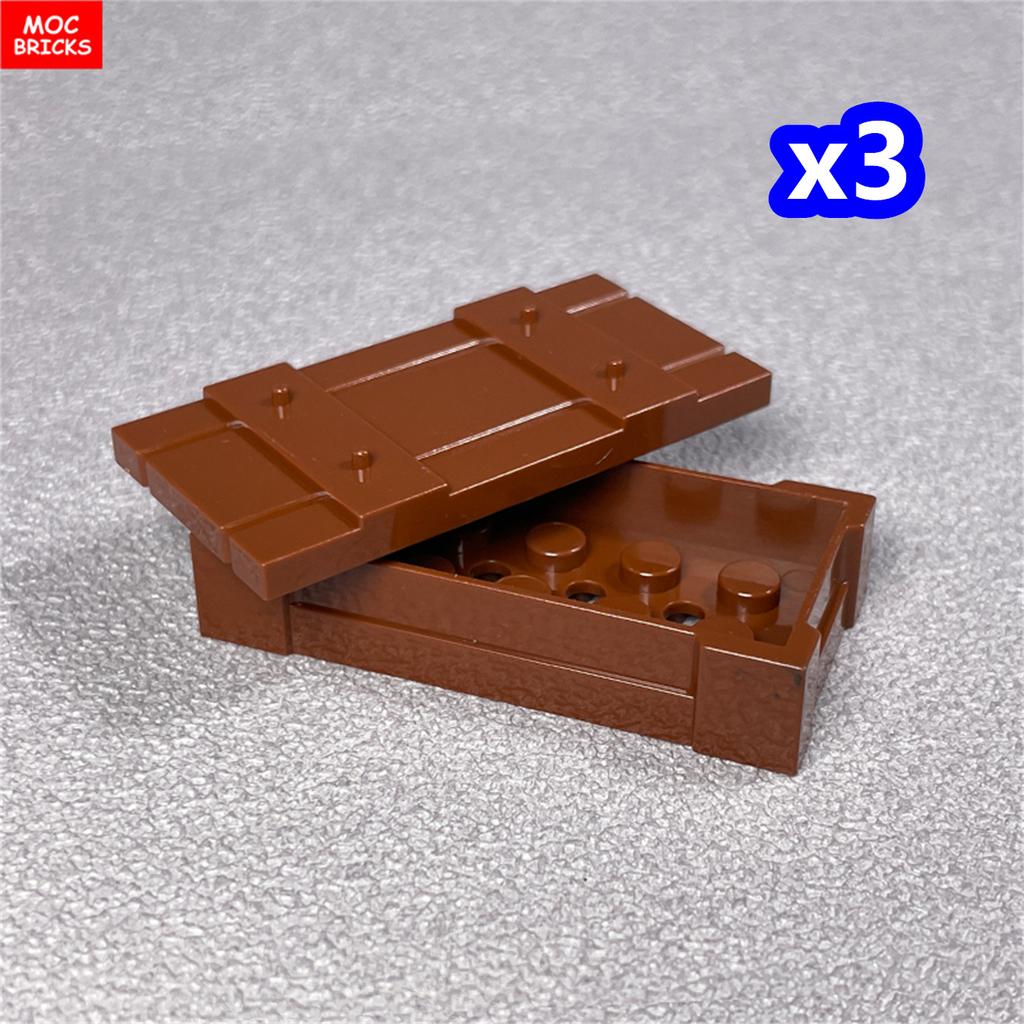 Серия контейнеров MOC Bricks Коробка для демонстрации Ведро Таз Горшок Упаковка Корзина Аксессуары Собранные Строительные Блоки Игрушки Подарок для Детей