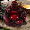 Resin Laughing Buddha Figurine Ornament Fengshui Statue Maitreya Buddha Sculpture Craft Decoration Desktop Decor