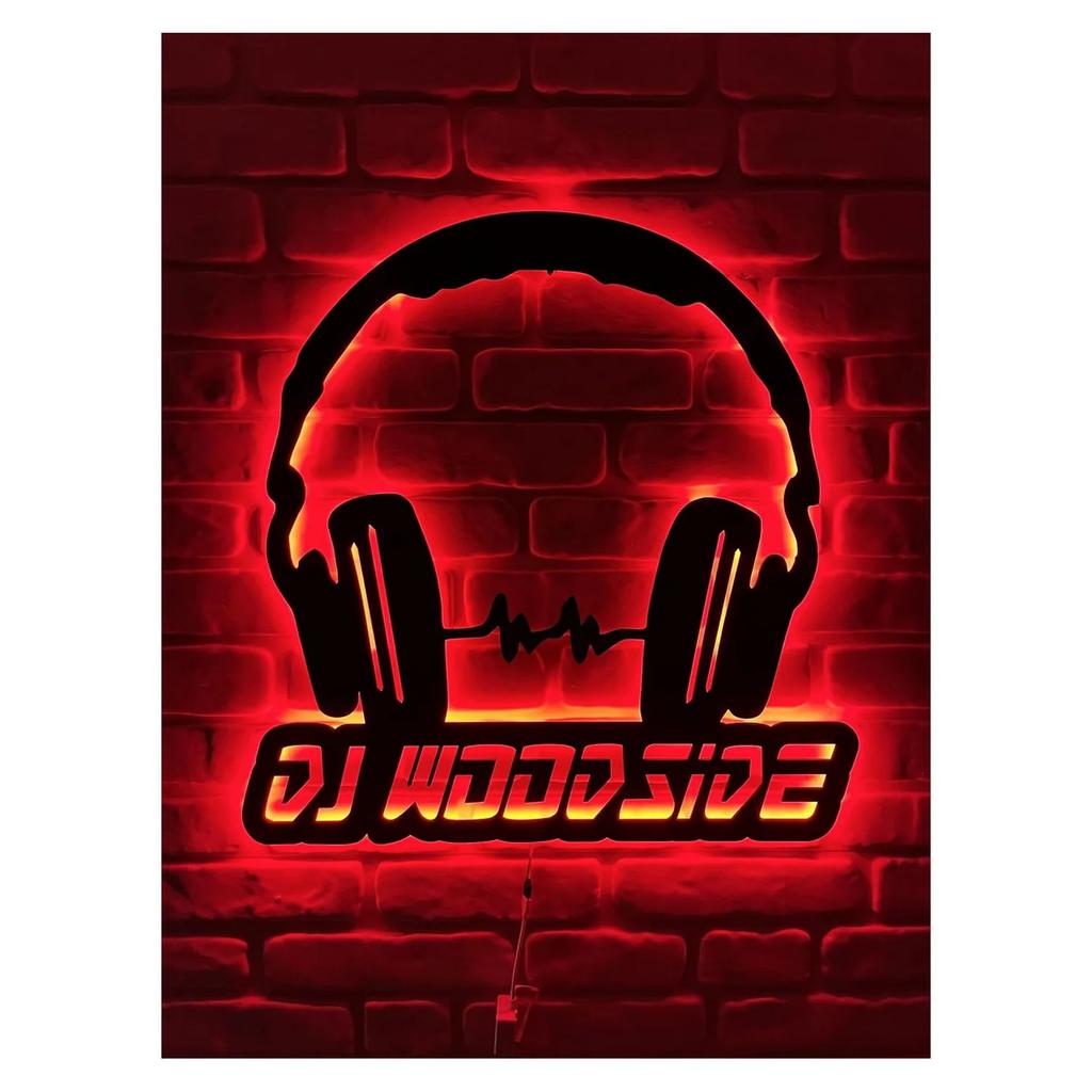 Metal Tin Signs Lighting DJ Wall Decoration Plaque Vintage Art Poster Iron Painting for Man Cave Home Cafe Game Room Club Bar