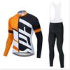 Mens Long Sleeve Cycling Jersey Pants Set Quick Dry Moisture Wicking Mountain Bike Outfit Season