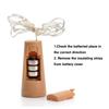 20LED Wine Bottle Cork Lights Mini Fairy String Lights Waterproof Cork Lights