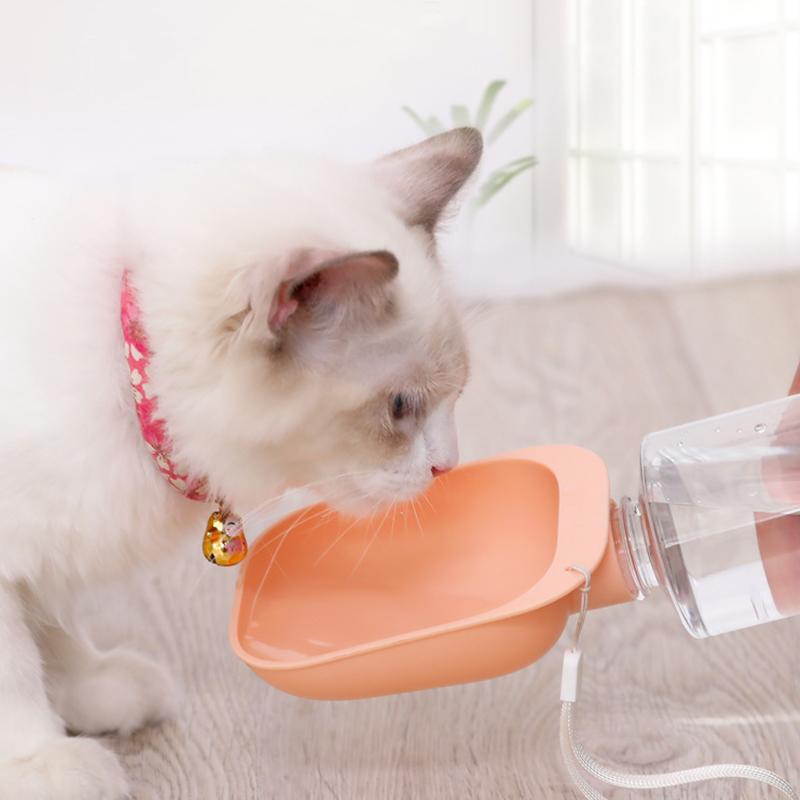 Дорожная бутылка для воды для собак, портативная бутылка для воды для собак, поилка для питьевой воды для собак, кошек, уличная миска для воды, товары для домашних животных
