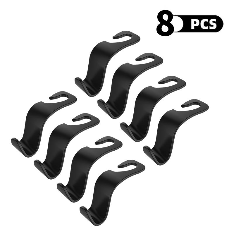 1/2/4/8 шт. Универсальный автомобильный крючок для подголовника на заднем сиденье автомобиля, крючок для кошелька, автомобильный крепеж, вешалки, аксессуары для хранения вещей в автомобиле