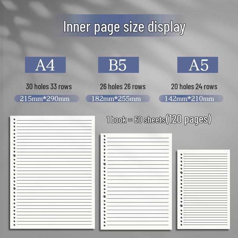 Тетрадь на кольцах B5 с мягкой обложкой, съемный блок в клетку, формат А4/А5, толстая обложка, идеально подходит для подготовки к последипломным экзаменам