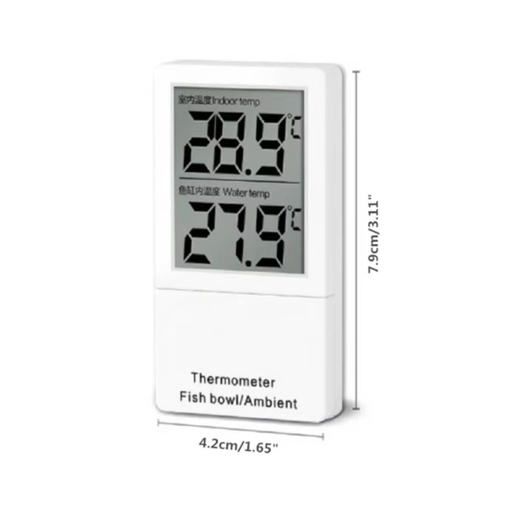 LCD Digital Display Water Temperature Meter Waterproof Digital Aquarium Thermometer Indoor