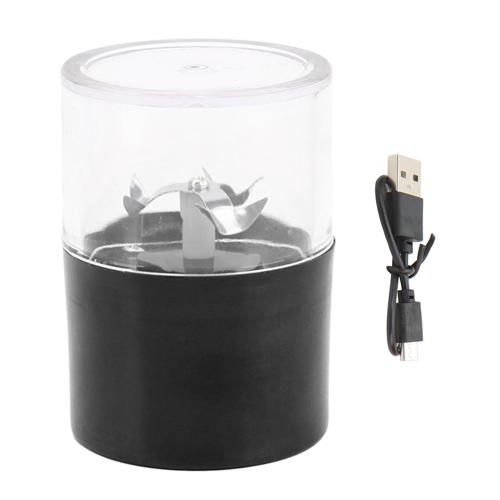 Электрическая мельница для специй с лезвием из нержавеющей стали, USB-перезаряжаемая портативная дробилка, измельчитель, крекер для