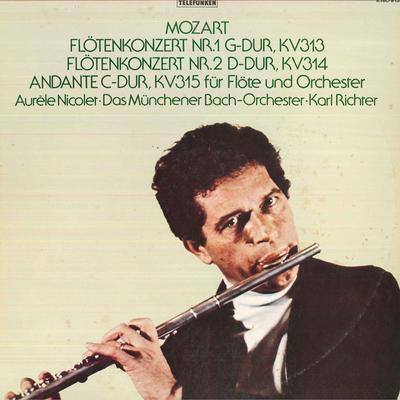 LP Пластинка AURELE NICOLET(ФЛОТ)/КАРЛ РИХТЕР, - Моцарт/Концерт для флейты №1 соль мажор Кв31 К16C9136 KING 1981 Япония Оби Классика Б/У