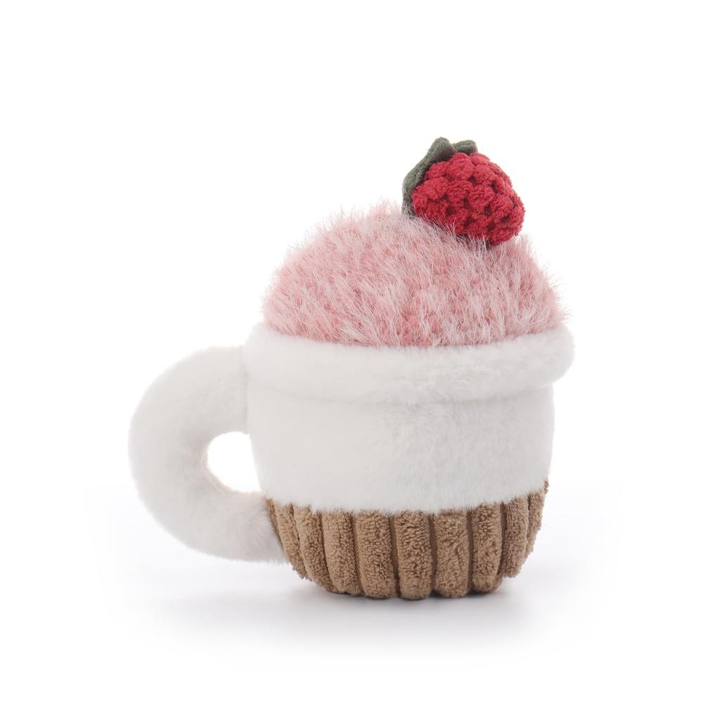 Apricot Lamb Strawberry Ice Cream Plush Toy for Soft and Fluffy Strawberry Ice Cream for Girls and 13cm Kids, Cute, Boys,