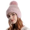 Women's Knitted Hats Can Hang  Outdoor Warm Woolen Hats