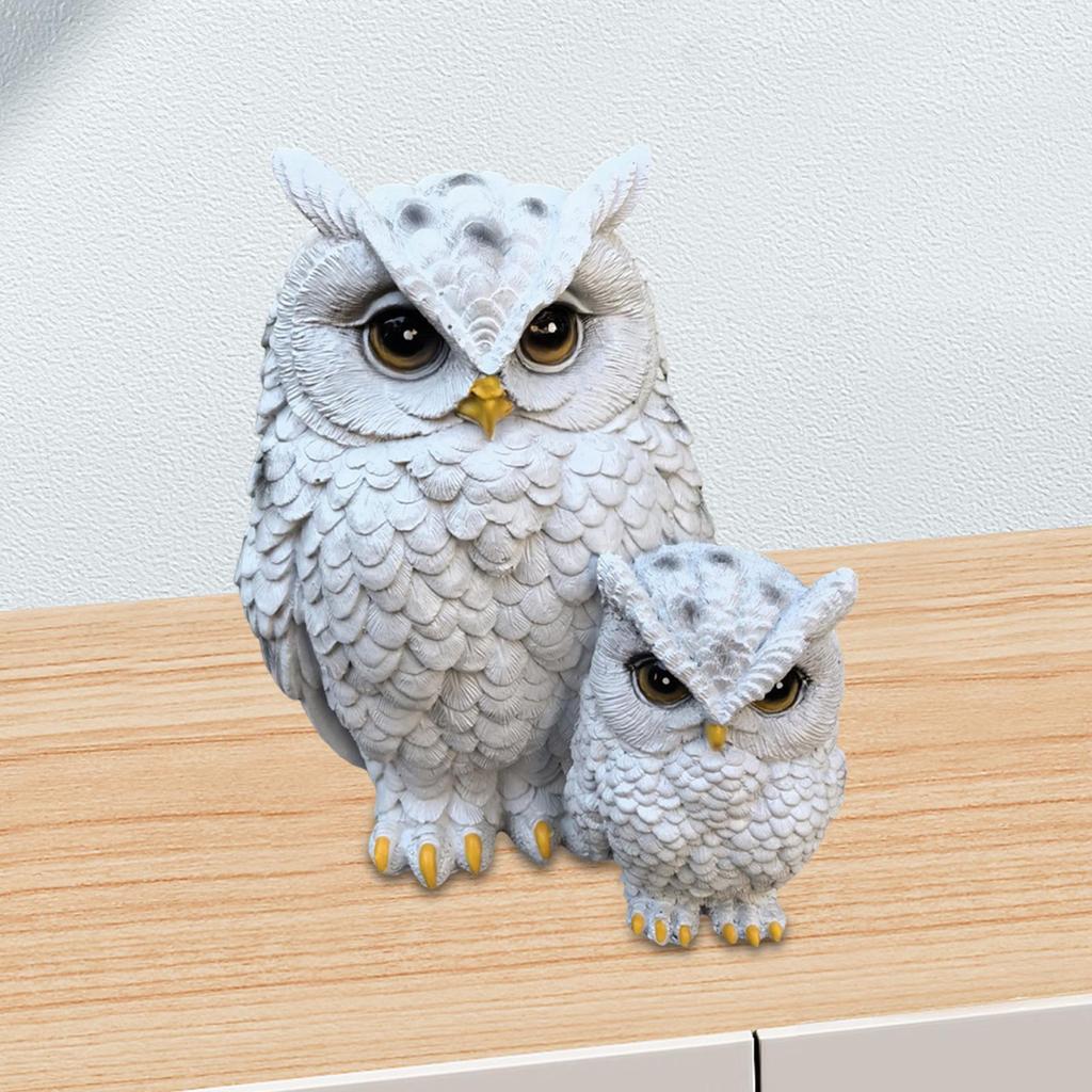 Статуя совы отпугивает птиц, садовое украшение для цветочного горшка, балкона, патио