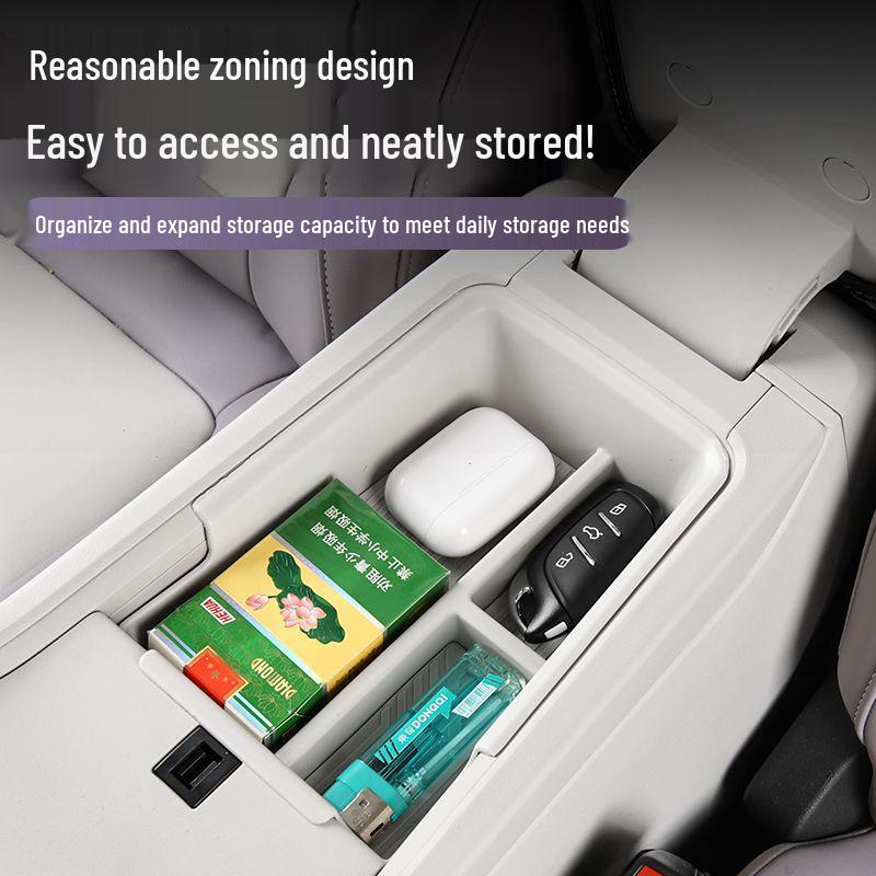 Armrest Storage Box for 2026 MG4 Interior Enhancement