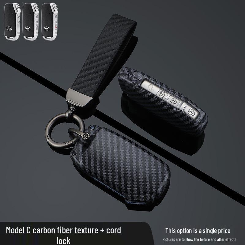Чехол для ключа для Kia K3, Sportage, K5, K2, Seltos, Niro, KX3, KX5 - Складной корпус автомобиля и пряжка