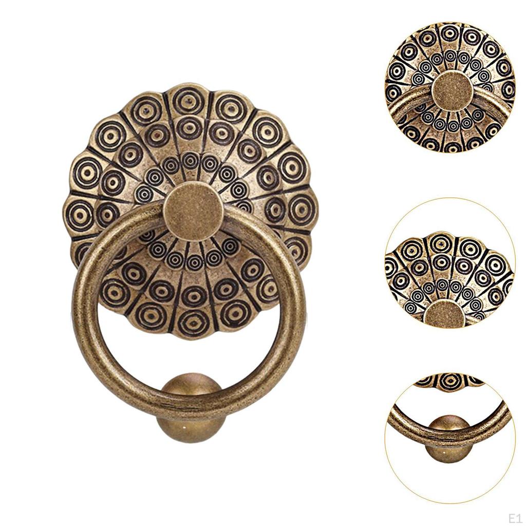 Brass Door Pull for Front Entrance, Vintage Gate Handle Wooden Structures