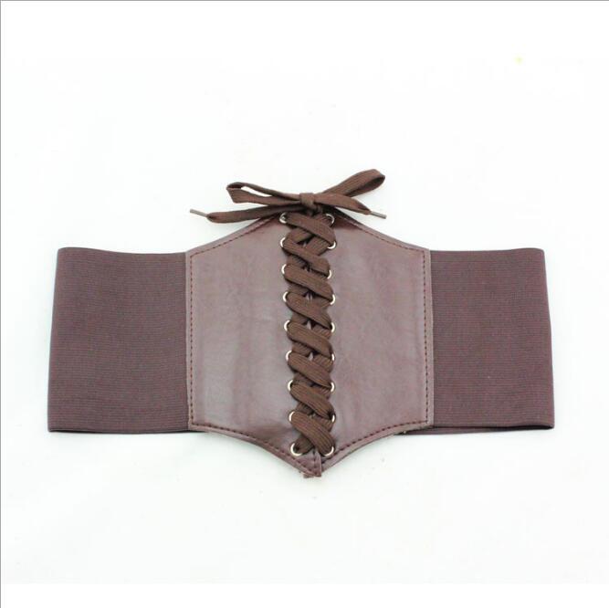 Широкие ремни из искусственной кожи для похудения для женщин, эластичные ремни с высокой талией, 1 шт.