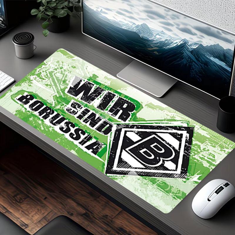 Borussia Monchengladbach Print Mouse Pad, for Keyboard Pad Laptop PC Mat for Office Home Use, Desk Decor, Perfect Birthday Gift for Gamers