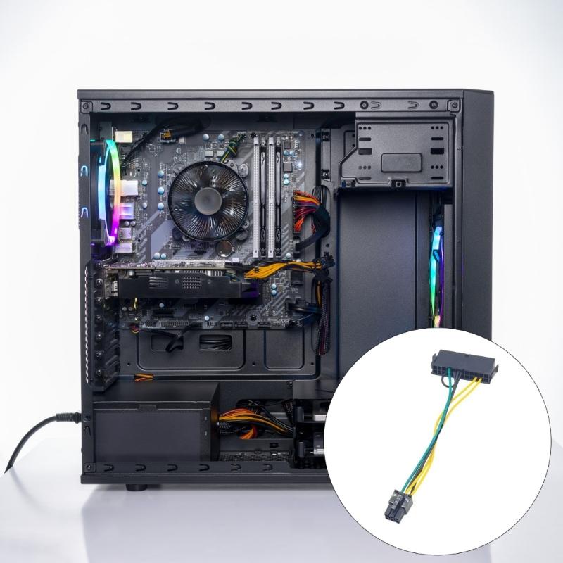 Кабель-переходник питания 24Pin на 6Pin для 7050 7080 3669 3050 5050 3668 Адаптер питания материнской платы компьютера