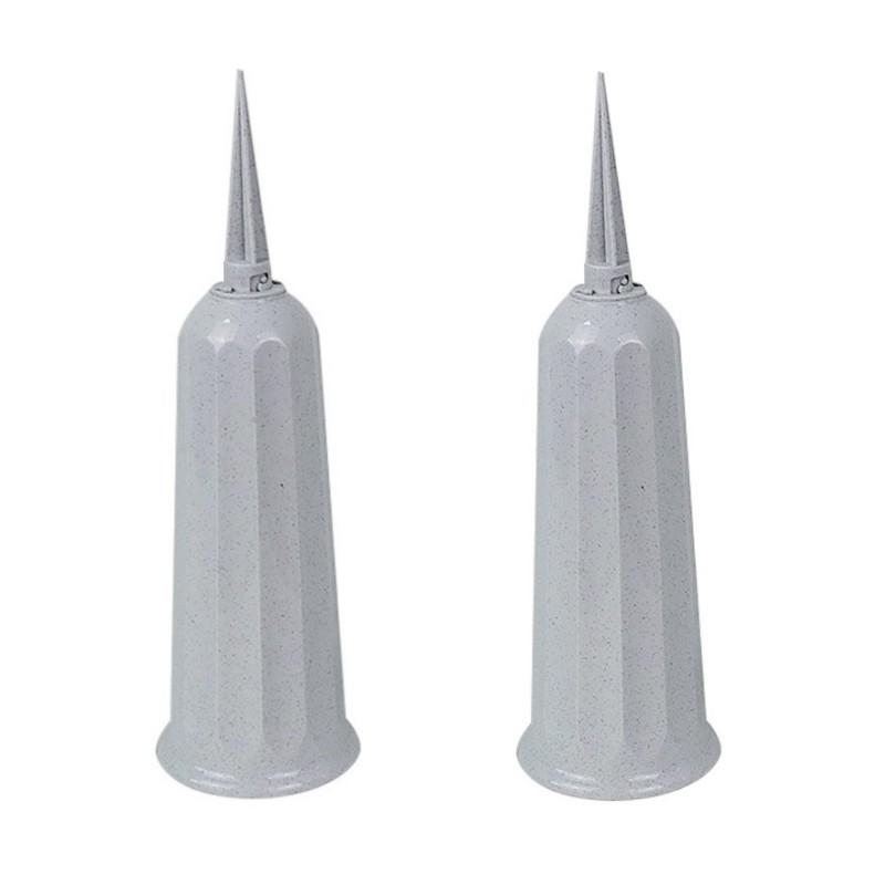 Вазы для кладбища с шипами Пластиковый держатель для цветов Искусственные вазы для живых цветов Мемориальное украшение для кладбища Коническая ваза в земле