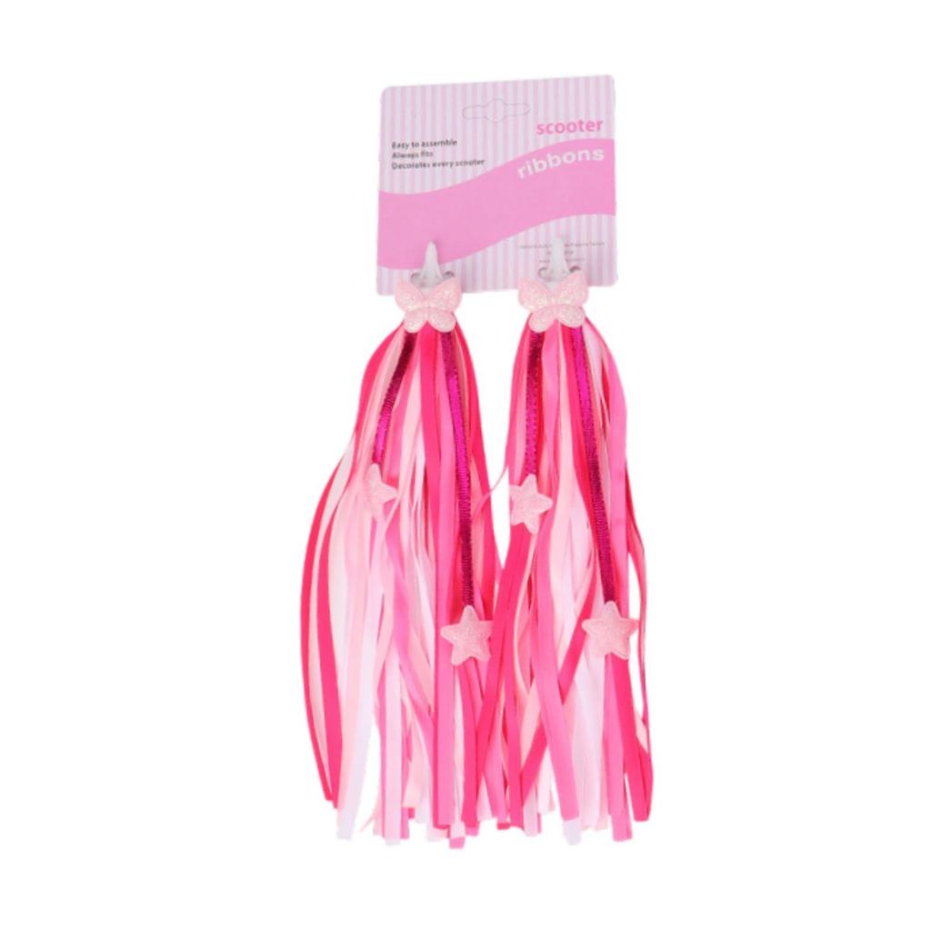 2 Handlebar Streamers, Tassels, Rainbow, Easy to Attach, Decor, Grip Tassels