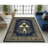 Игровой коврик Нескользящий коврик Zelda Triforce для игровой комнаты Домашний декор