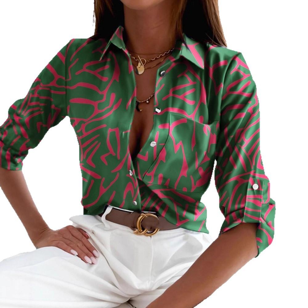Women’s Spring/Autumn Tops: Long-sleeved Shirts, Printed Shirts for Women