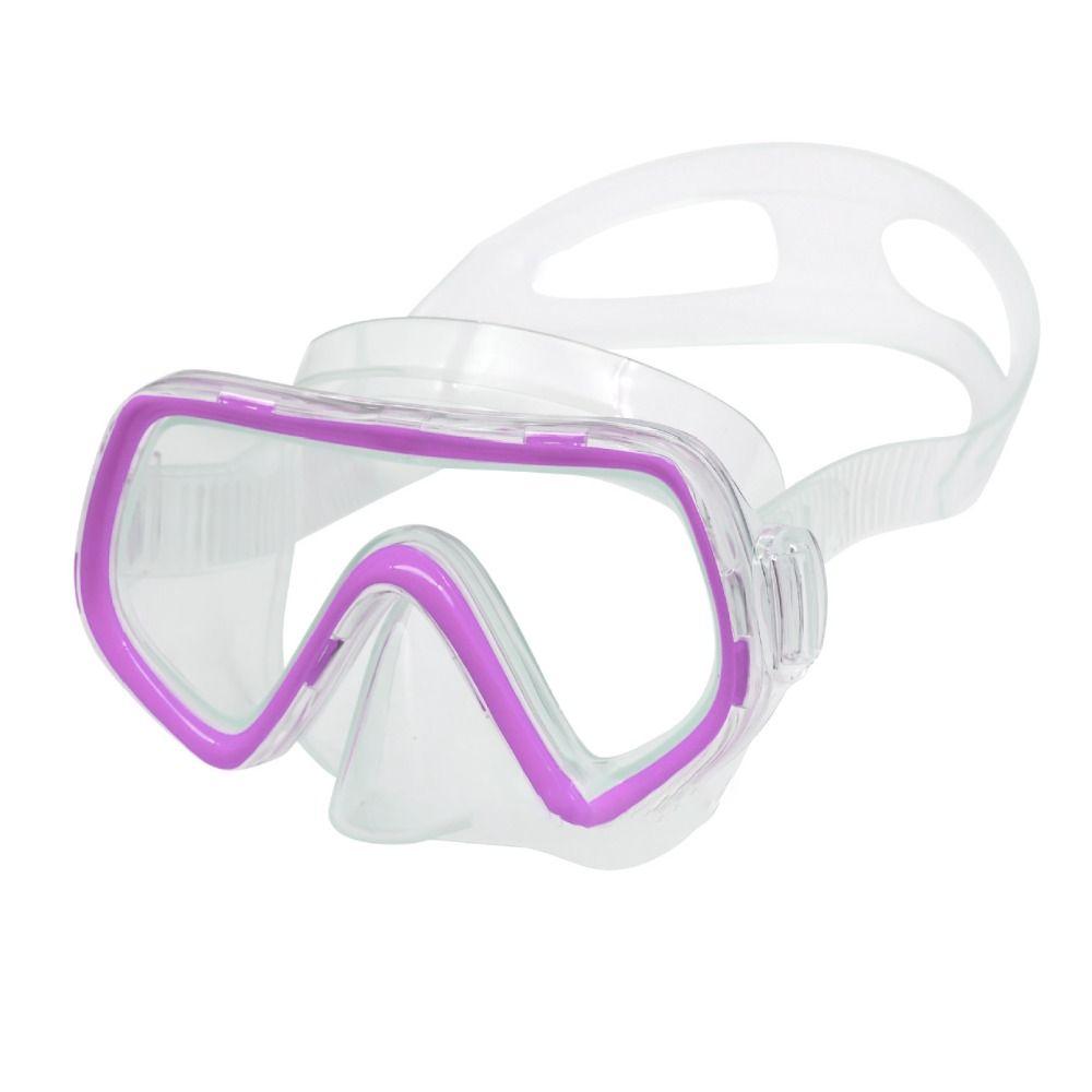 Детская маска для дайвинга с ПВХ-ремешком, очки для плавания с трубкой из поликарбоната, детские очки для плавания унисекс для молодежи