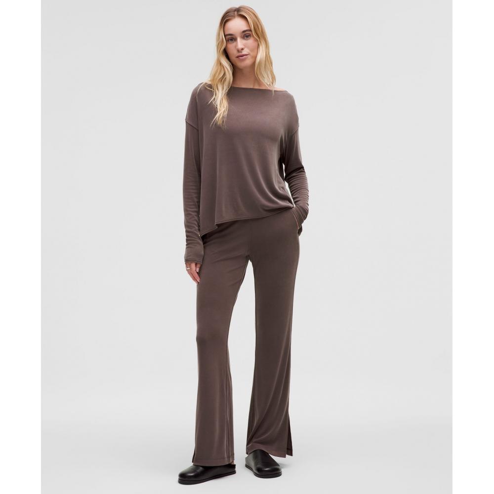 Lululemon Drapey Softstreme Flared Pant Espresso