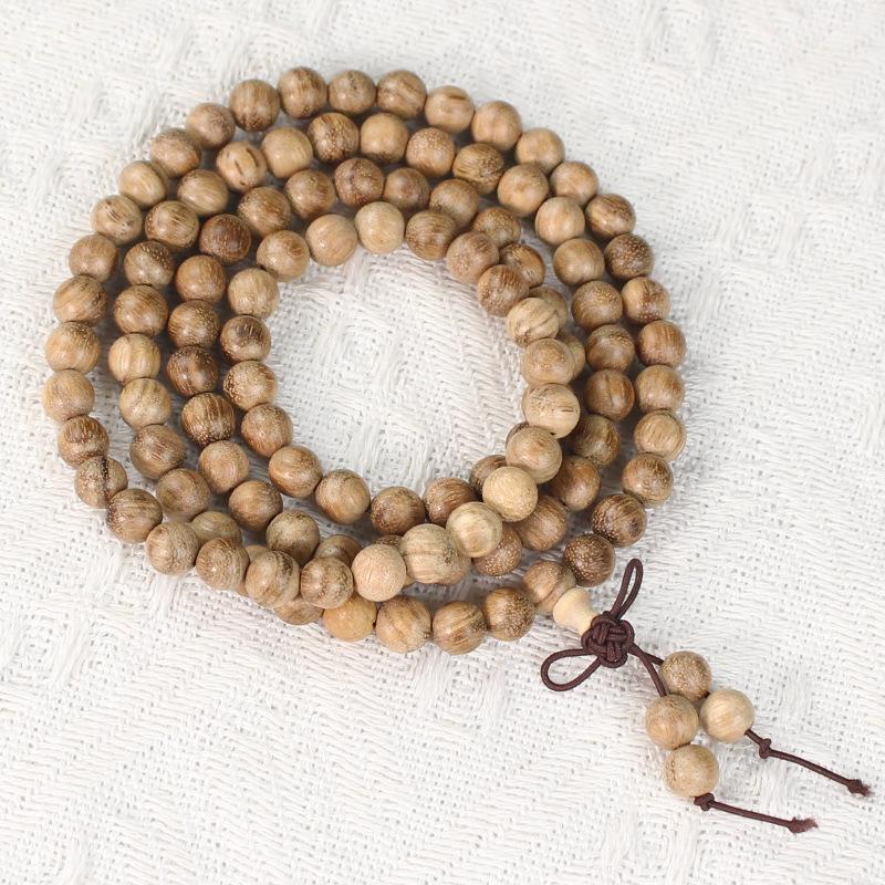 Деревянные браслеты из бусин сандалового дерева - 108 бусин, унисекс украшения для пар