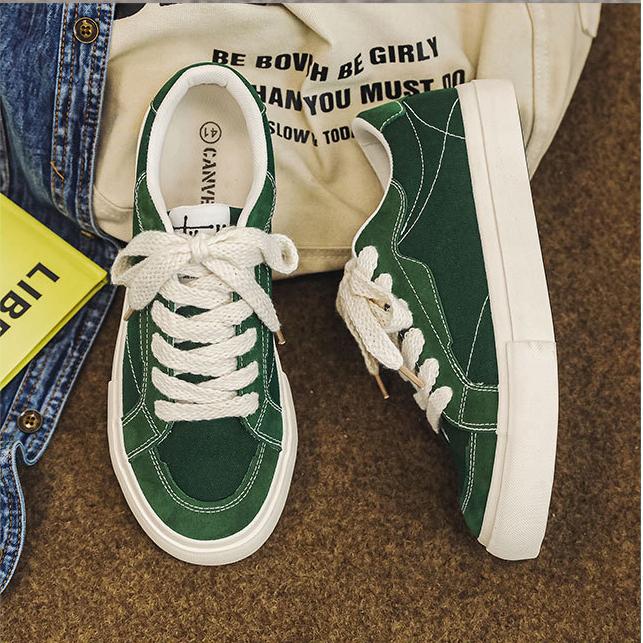 Женские парусиновые туфли Универсальные классические мужские туфли Студенческие туфли на шнуровке Плоские повседневные туфли Женские парусиновые кроссовки