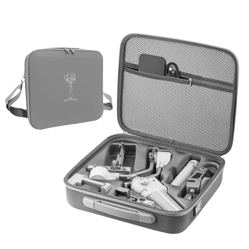Vbestlife RS4 Mini Чехол для переноски Портативная сумка для хранения из ПУ-кожи для путешествий с плечевым ремнем для аксессуаров стабилизатора DJI Ronin