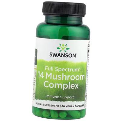 Грибной комплекс для иммунитета, Full Spectrum 14 Mushroom Complex, 60вегкапс (71280154)