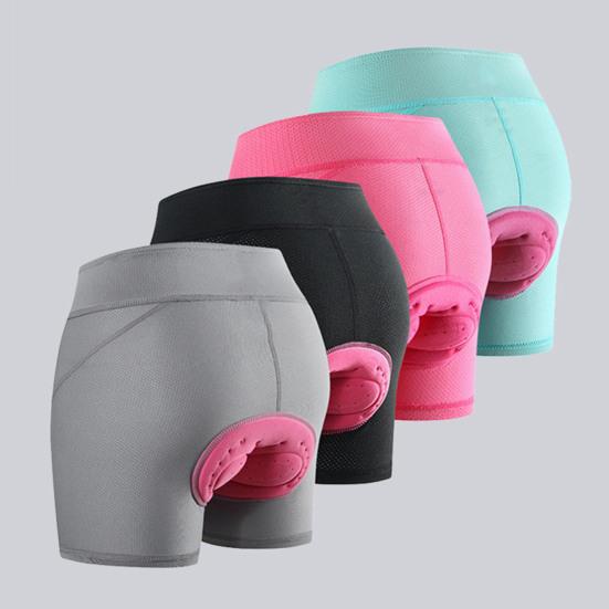 Женские эргономичные велосипедные шорты 4D с подкладкой, легкие, дышащие, сетчатые, облегающие, велосипедные шорты