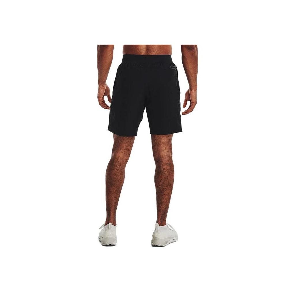 Under Armour Solid Color Outdoor Casual Training Shorts Men Shorts Black 1370378-001