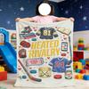 Теплое одеяло Rivalry TV 81 24 для пикника, кровати, дивана, домашней спальни. Мягкое, уютное, теплое, комфортное.