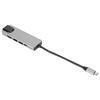5 in 1 TypeC Hub to Hdmi Adapter 4K TypeC to Gigabit Ethernet RJ45 Expansion Port