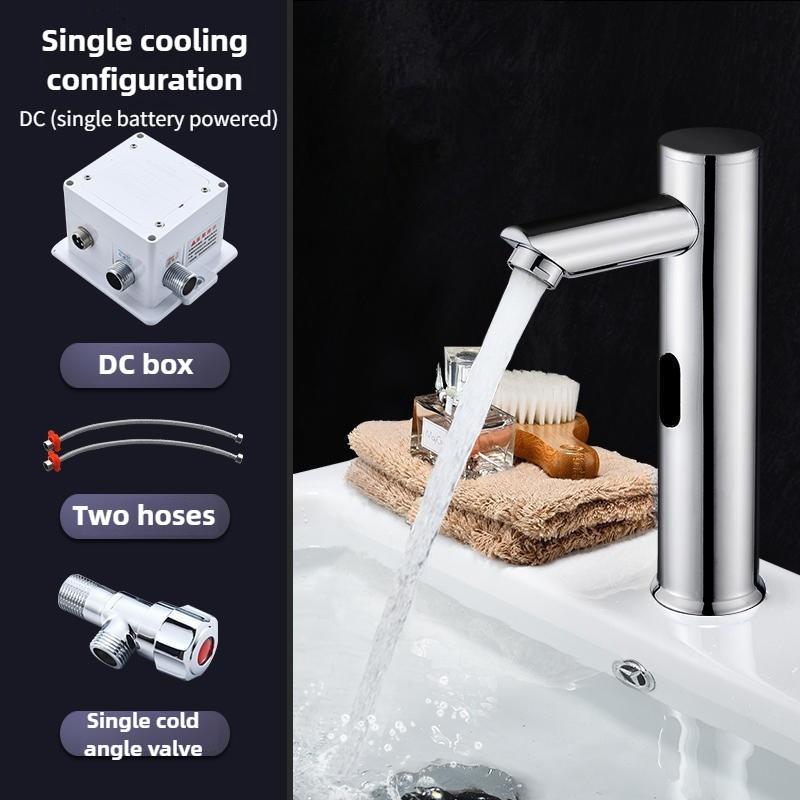 304 Нержавеющая сталь Инфракрасный интеллектуальный сенсорный кран для бытовой ванной комнаты, автоматическое устройство для мытья рук