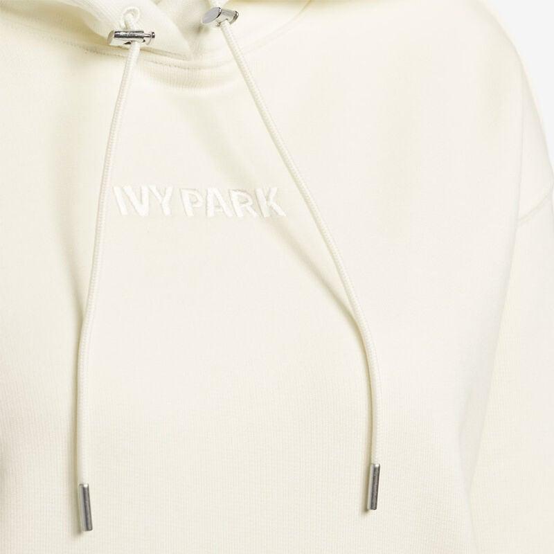 adidas Originals X Ivy Park однотонный укороченный пуловер с длинным рукавом с капюшоном женские толстовки белые HY2649