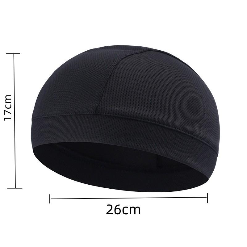 Дышащая велосипедная кепка, подкладка для мотоциклетного шлема, летняя велосипедная шапка для верховой езды, защита от пота, быстросохнущая спортивная кепка для спорта на открытом воздухе, велосипедная походная шапка