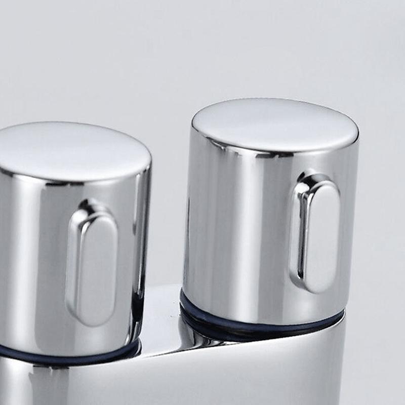 G1/2 Three-way Filling Angle Valve Wall Mount One Into Two Out Water Controller Toilet Bidet Cleaning Sprayer Accessories