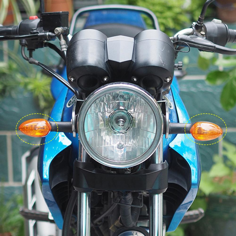 2 шт. мотоциклетный указатель поворота лампа индикатор для YAMAHA YZF R1 R6 R125 R25 R3 FZ-6N XJ6 передний задний поворотник Blub универсальный