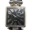 Б/У Часы STUHRLING ORIGINAL CAL90084 Автоматические Квадратные Календарь Черный Циферблат Серебристый GY18 /MQ