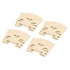 Uxcell Maple Wood Violin Bridges for 44 Violins, 4 Pieces