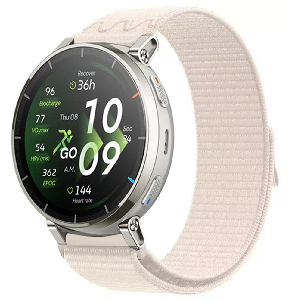 22mm 20mm Nylon Loop Strap for Amazfit Active 3 2/Max/Balance 2 1/Bip 6 5 Sport Bracelet for Amazfit T-Rex3 Pro 48mm 44mm/GTR 4