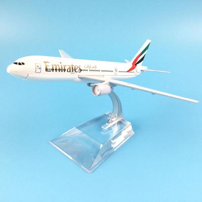 Модель самолета Boeing 777 Авиакомпания Emirates Самолет 777 Металлическая Цельная Модель Самолета-Симулятора Для Детских Игрушек Рождественский Подарок