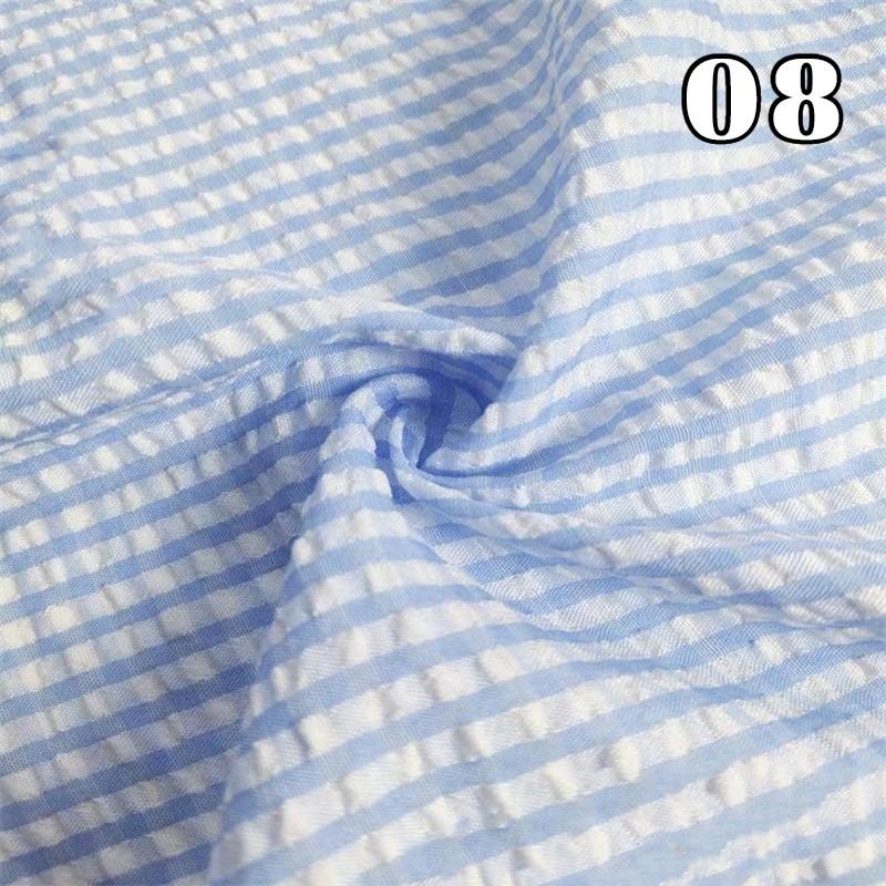 Тонкая ткань в клетку «жатка» для рукоделия, мягкая ткань для платья, рубашки, брюк, скатерти, шитья, DIY, хлопково-полиэстеровый материал