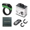3-в-1 Bluetooth кольцо-счетчик, цифровой OLED-дисплей, мусульманский счетчик четок, сменное кольцо-основание, напоминание-будильник