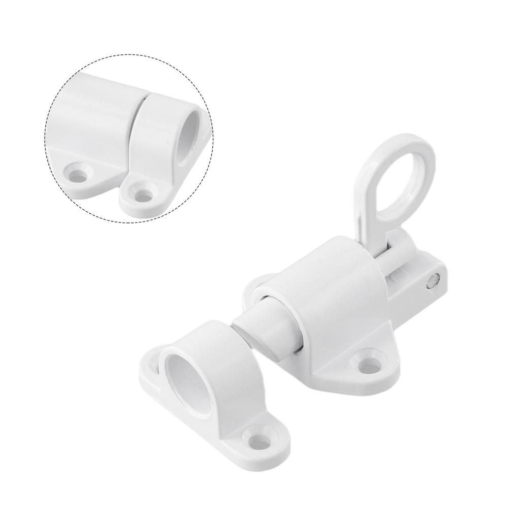 Bolt Latch Lock Pull 2 Color Aluminum Black Door Gate Ring Security W/ Screws Window 2019 High quality Hot sale