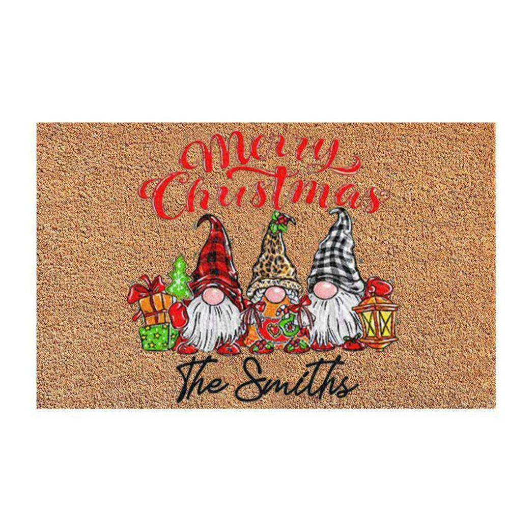 Bedroom Kitchen Rugs Xmas Bathroom Mat Christmas Decoration Hallway Mat Door Mat Corridor Carpet